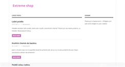 Desktop Screenshot of extreme-shop.cz